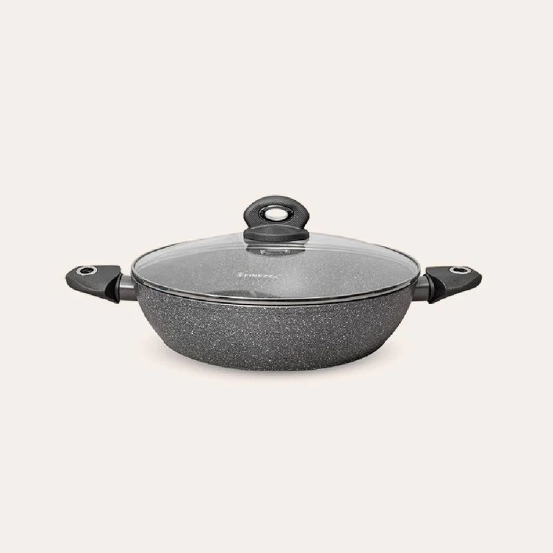 FINEZZA - Olla con Tapa de Vidrio y Recubrimiento Antiadherente FZ-X432TM