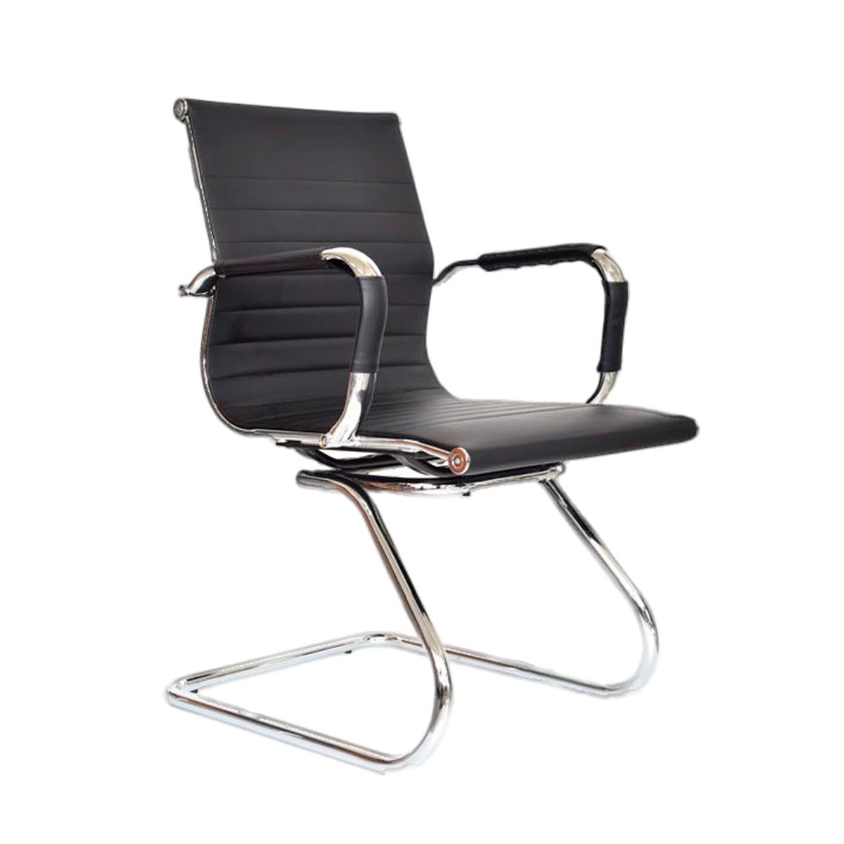 OFIDEAS - Silla De Oficina Fija Interlocutora Boss Color Negro Ofideas