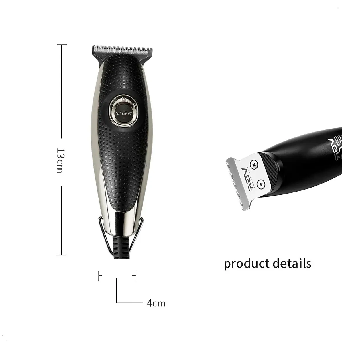 GENERICO - Maquina Corte Cabello Trimmer Vgr V 099 Con Cable