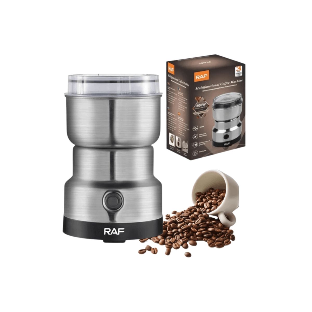 RAFF - Triturador y Molino Eléctrico RAFF  Café y Especias al Instante