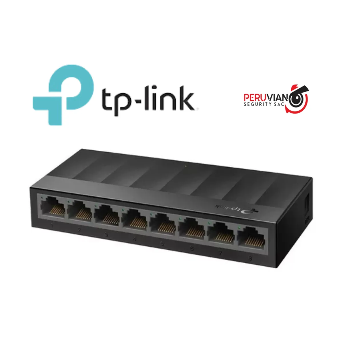 TP LINK - Switch Tplink TP-LS1008G de 8 Puertos 10/100/1000Mbps de Escritorio