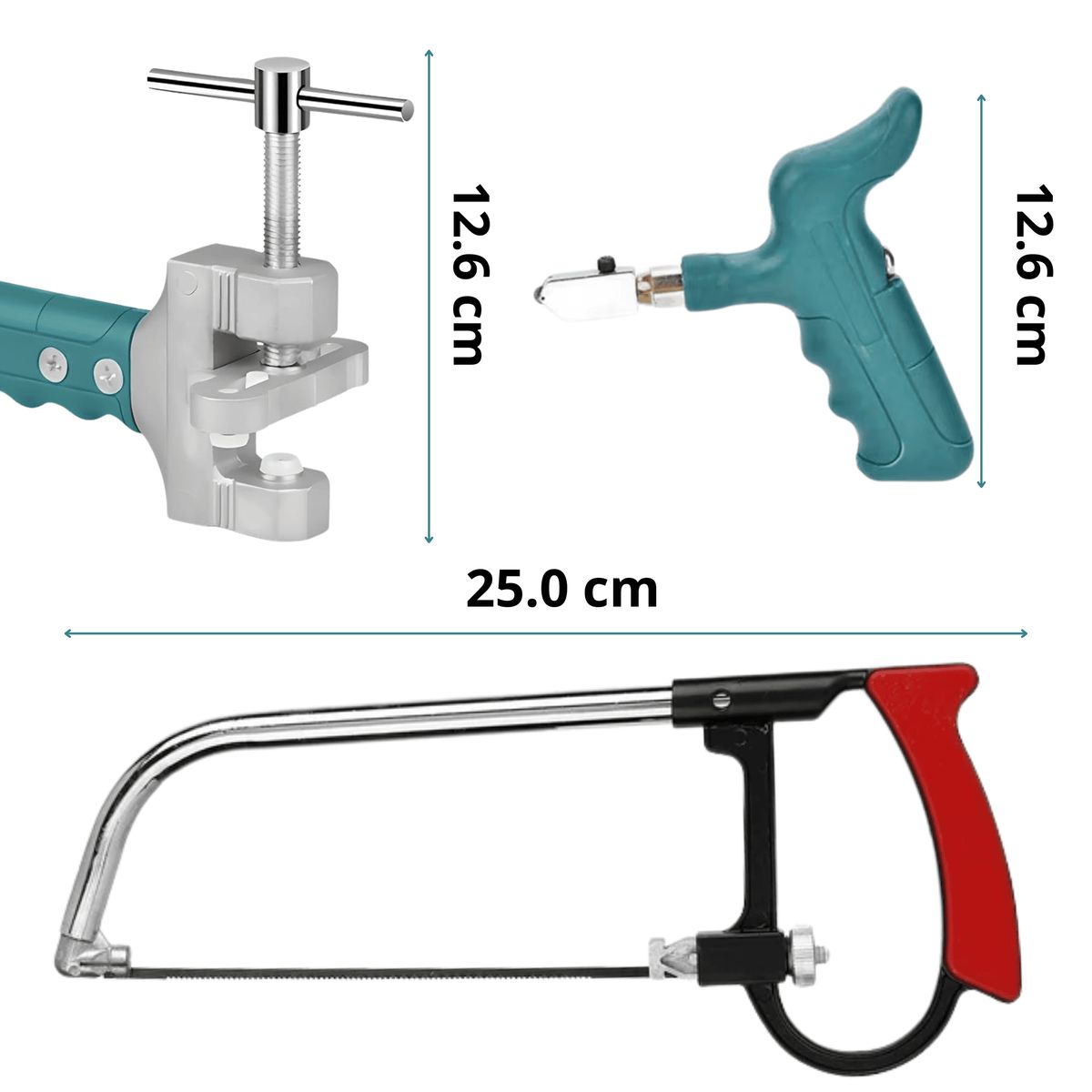 ROSH - Pack Sierra 8 en 1 + Cortador de Vidrio ¡Versatilidad Total!