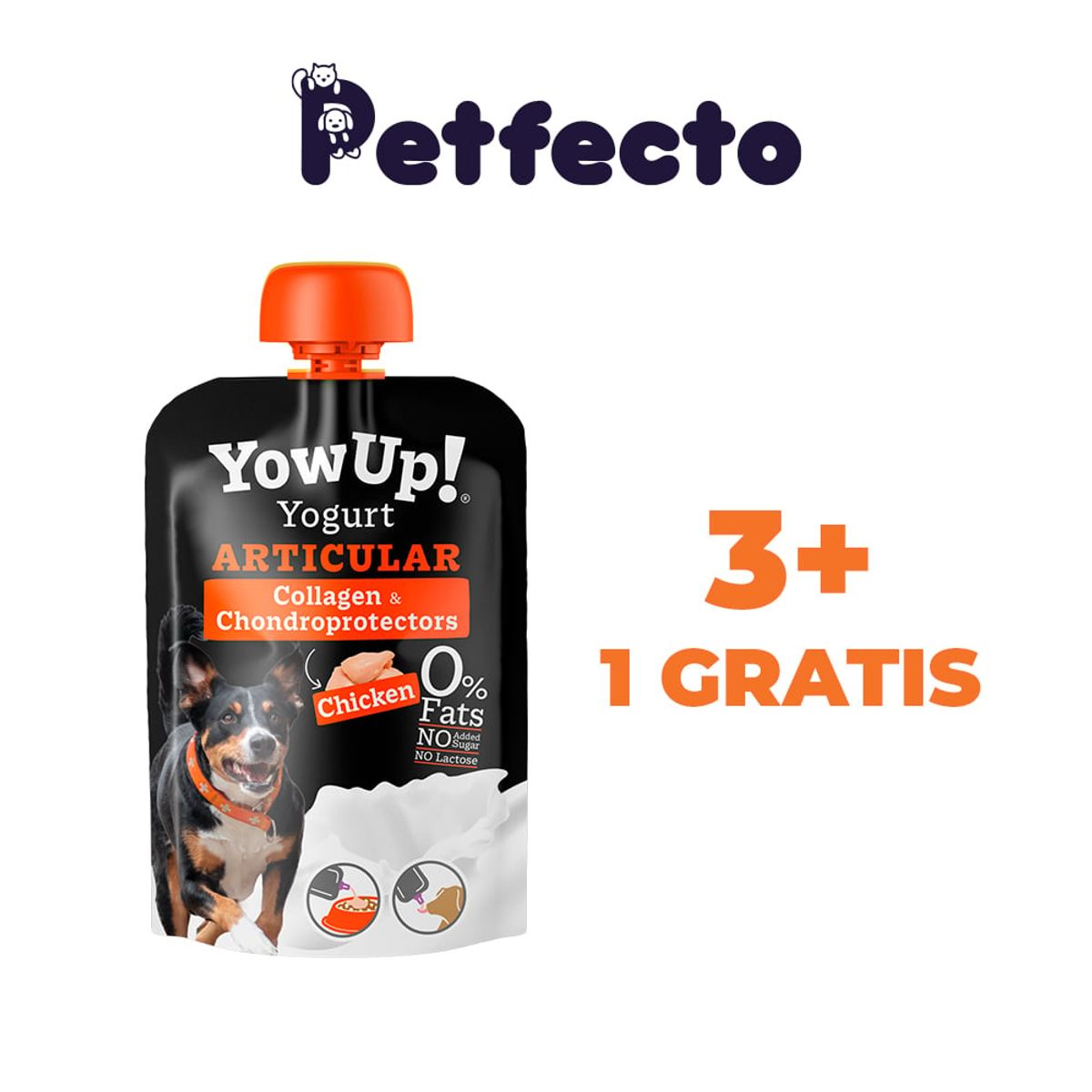 YOWUP - PACK YOGURT ARTICULAR PARA PERROS 115 gr