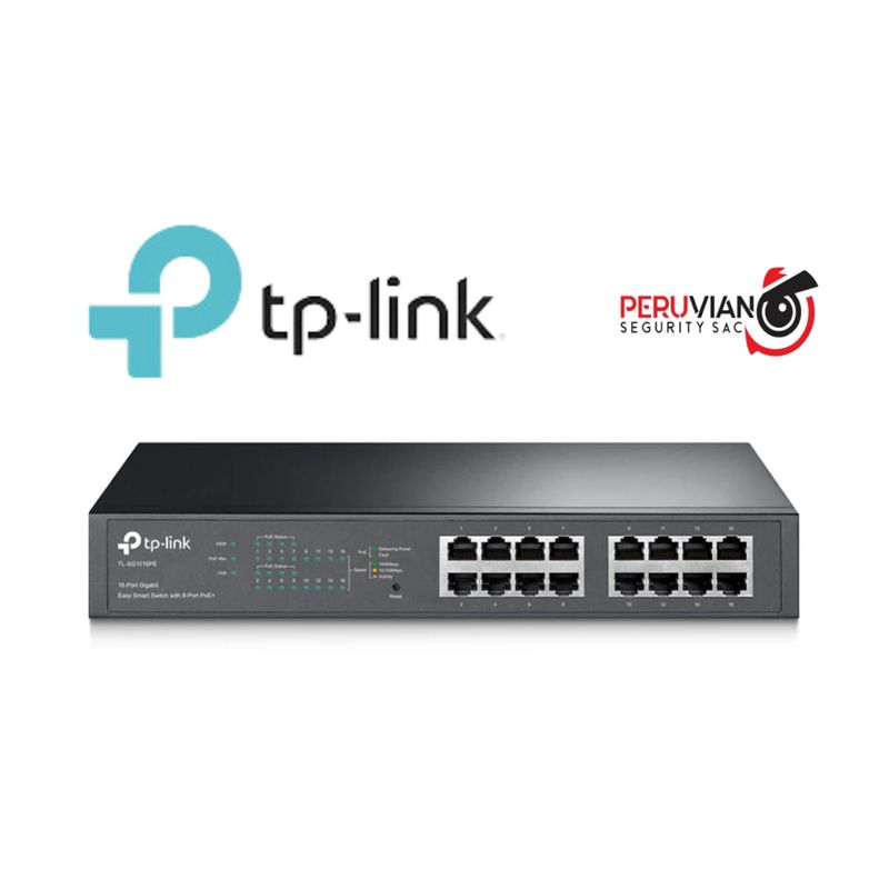 TP LINK - Switch Tplink TP-TL-SG1016D de 16 Puertos Gigabit