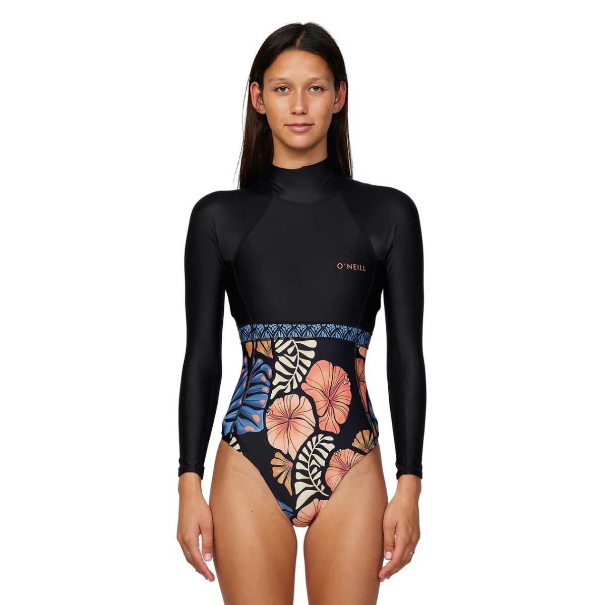 O'NEILL - LYCRA MUJER ONEILL BAHIA BZ LS SURF SUIT VINTAGE ALOHA