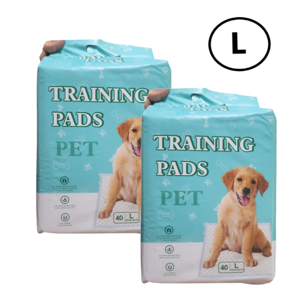GENERICO - Kit x2 Pañales Para Perro Y De Entrenamiento Piso Absorbente