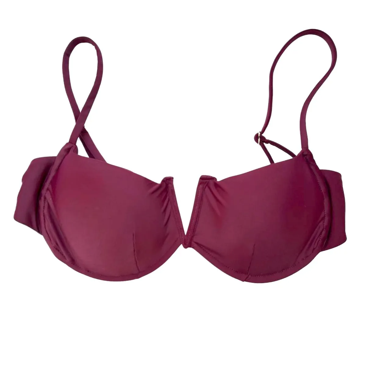 LIMA BIKINI - Top Bikini copas y varillas V