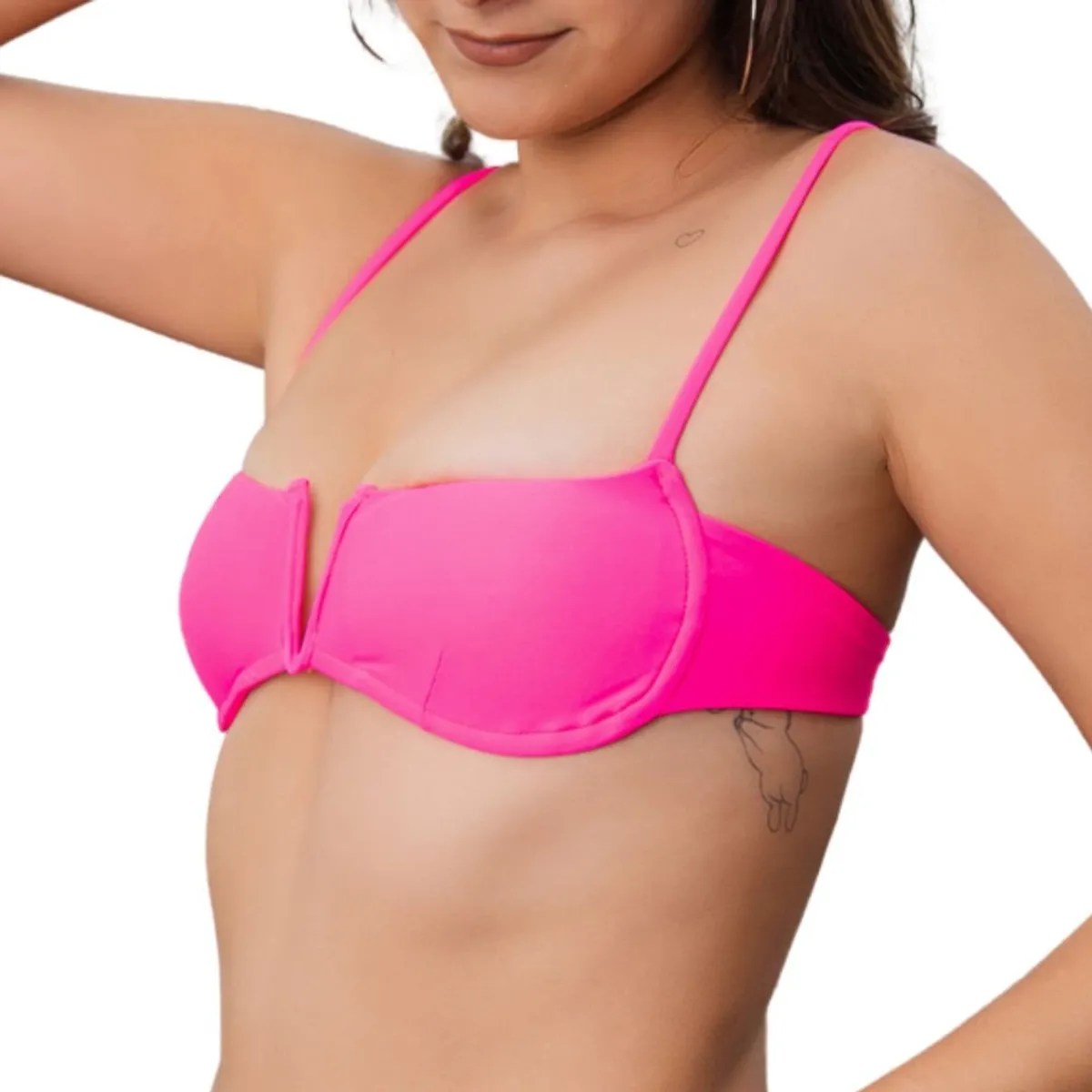 LIMA BIKINI - Top Bikini copas y varillas V