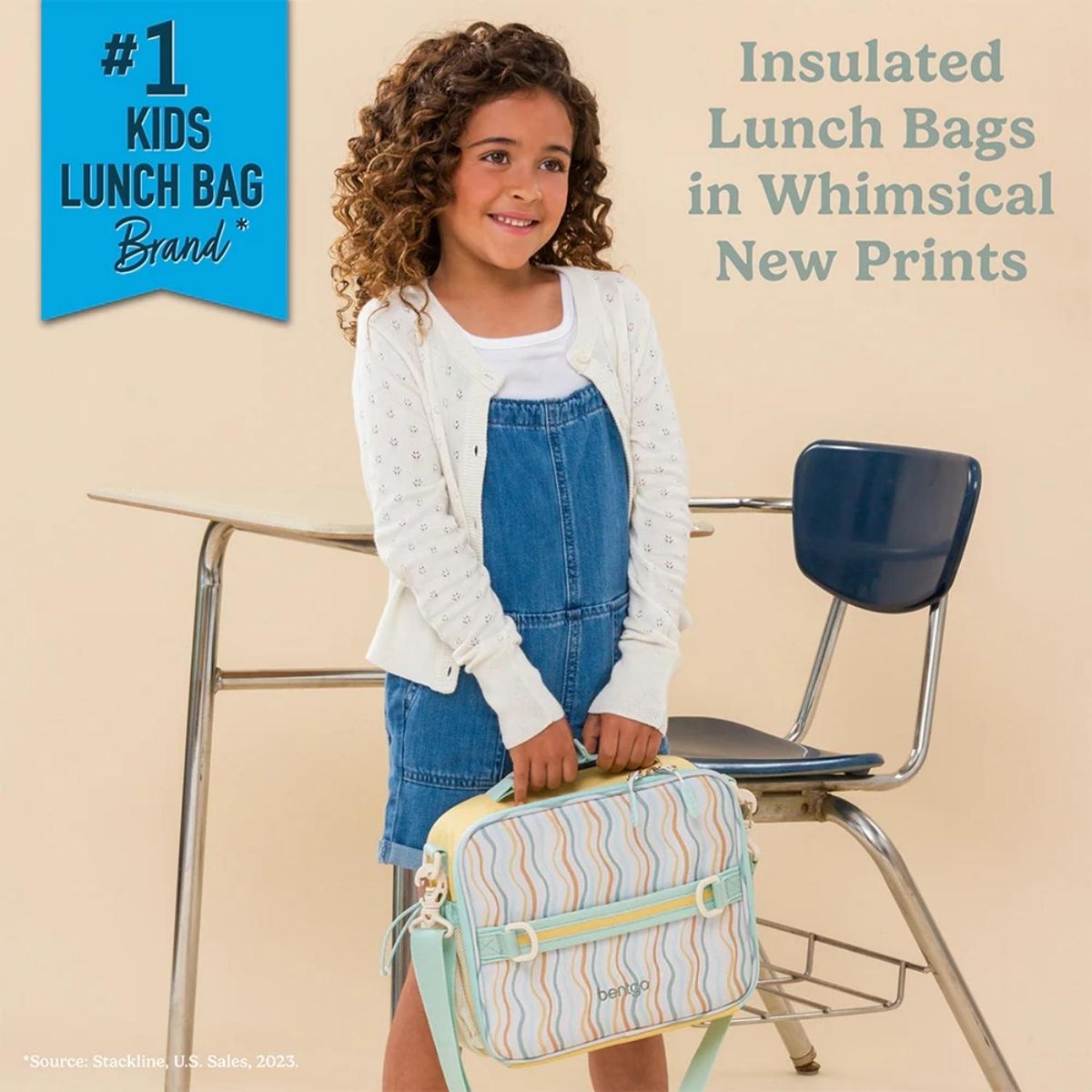 BENTGO - Porta Lonchera Bentgo Kids Whimsy & Wonder - Wavy