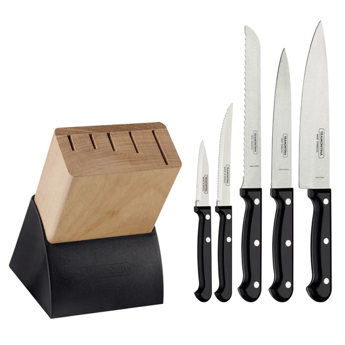 TRAMONTINA - Juego de cuchillos Tramontina 23899077 6 piezas en Polipropileno