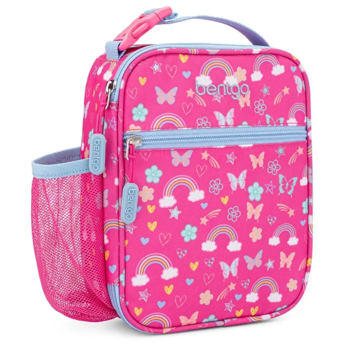 BENTGO - Porta Lonchera Tote Insulada Bentgo Kids - Arcoiris y Mariposas