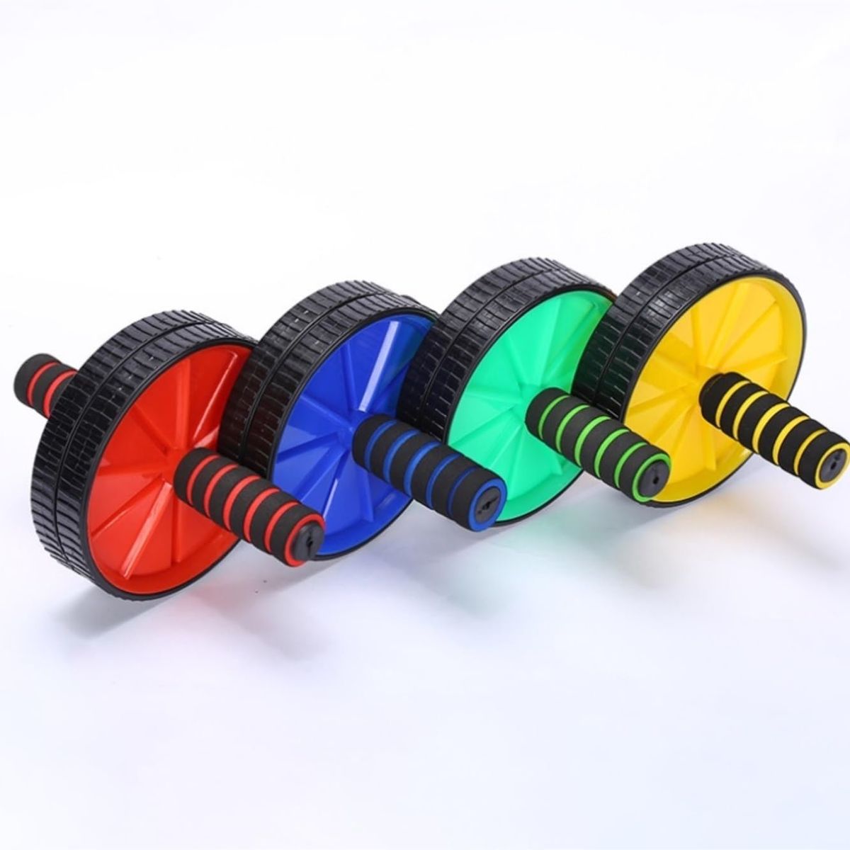 HOLGU - Rueda Abdominal Roller Wheel Soporte 100kg + Gunates Gym