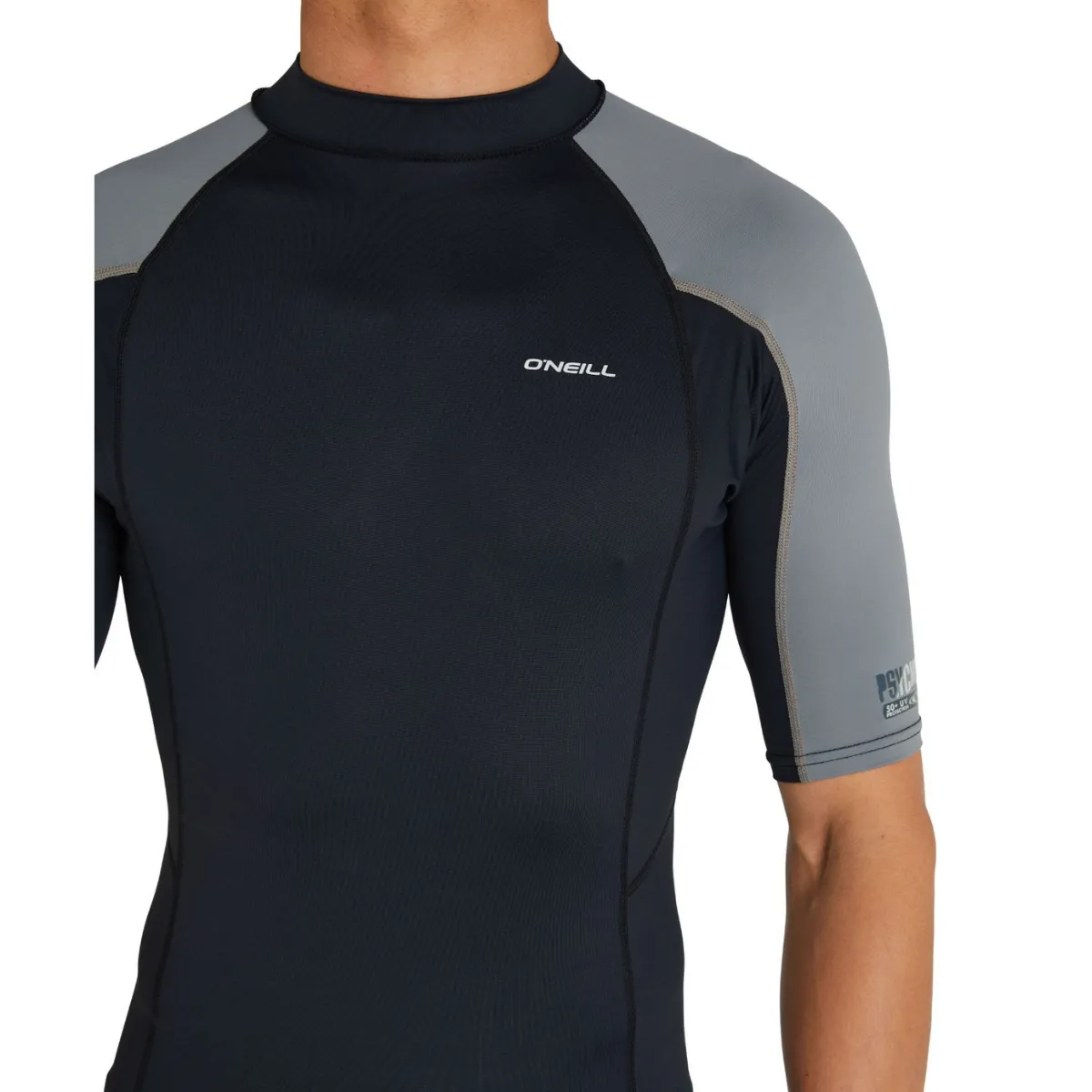 O'NEILL - LYCRA HOMBRE ONEILL PSYCHO UV SS RASH VEST BLK BLK SMOKE