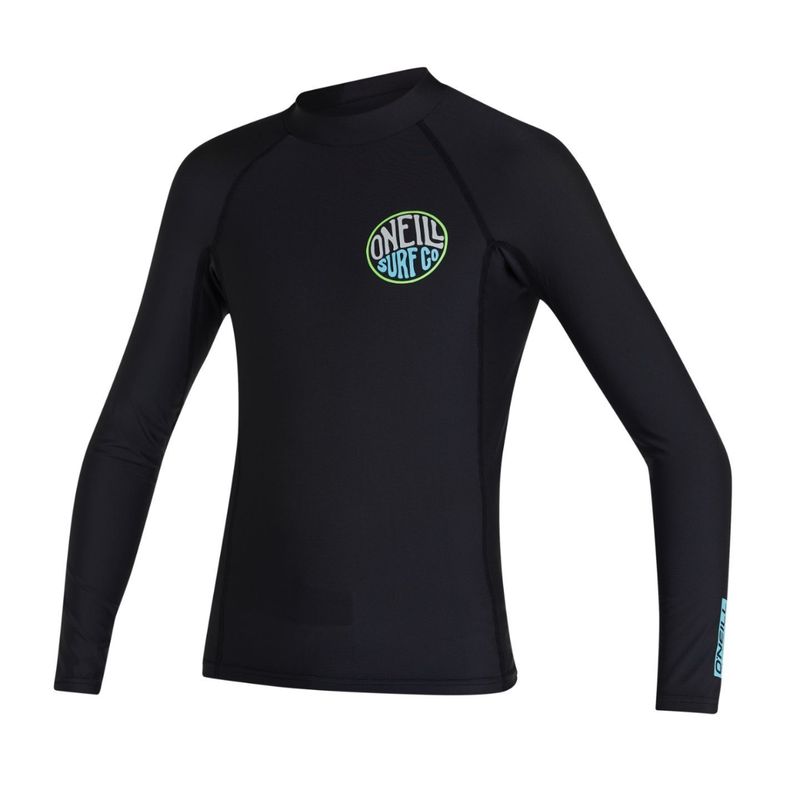 O'NEILL - LYCRA NIÑO ONEILL BOYS REACTOR UV LS RASH VEST BLACK