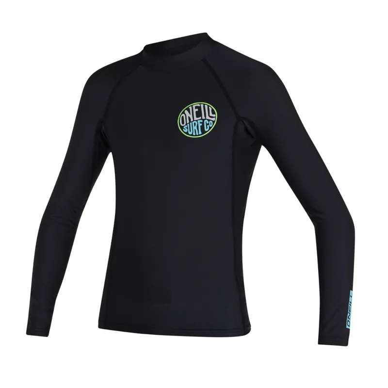 O'NEILL - LYCRA NIÑO ONEILL BOYS REACTOR UV LS RASH VEST BLACK