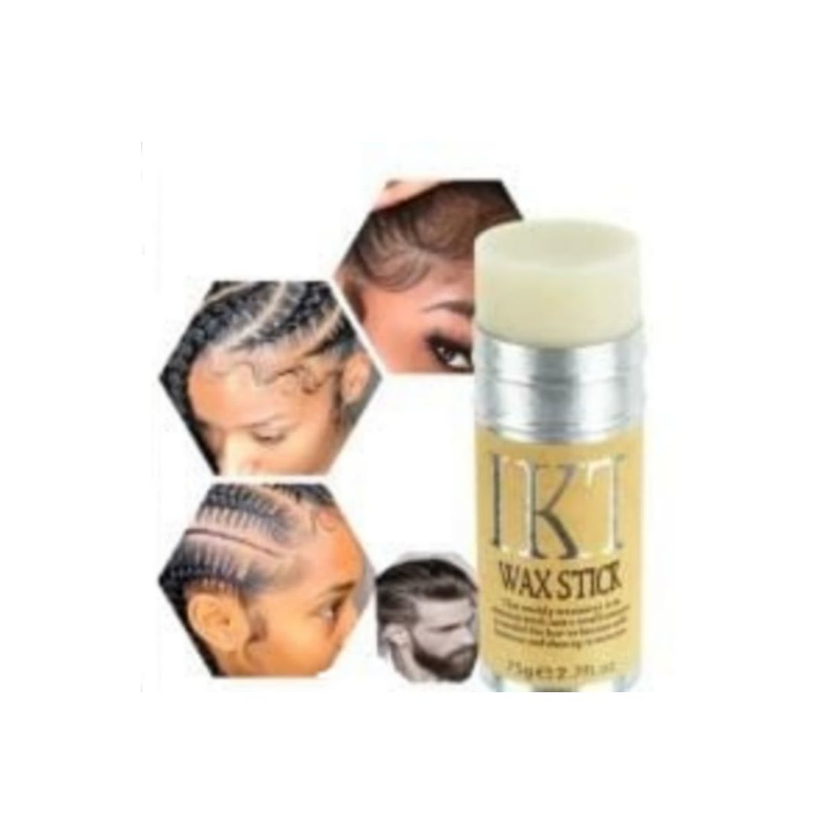 GENERICO - Cera para Cabello Unisex Peinados Fijador Facil de Limpiar