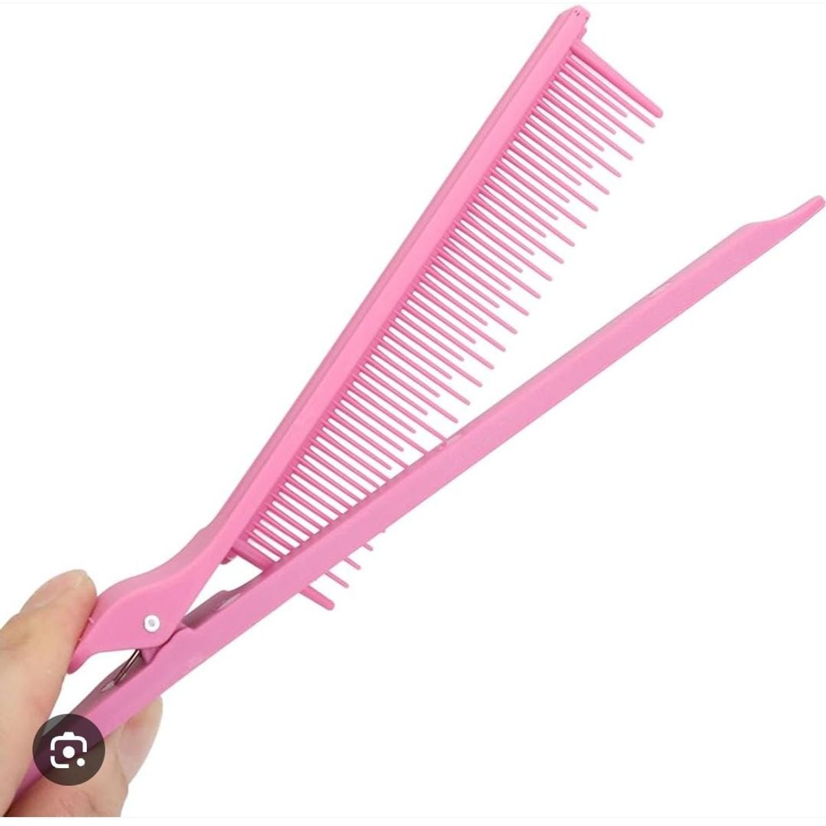 CAYETANA - PEINE PINZA CON COLA DE COLOR ROSADO
