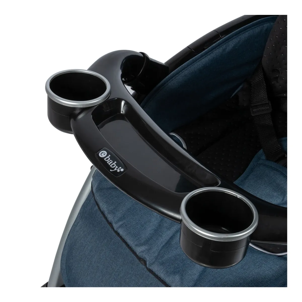 EBABY - Coche cuna para bebe mango reversible con bandeja Yodie Azul