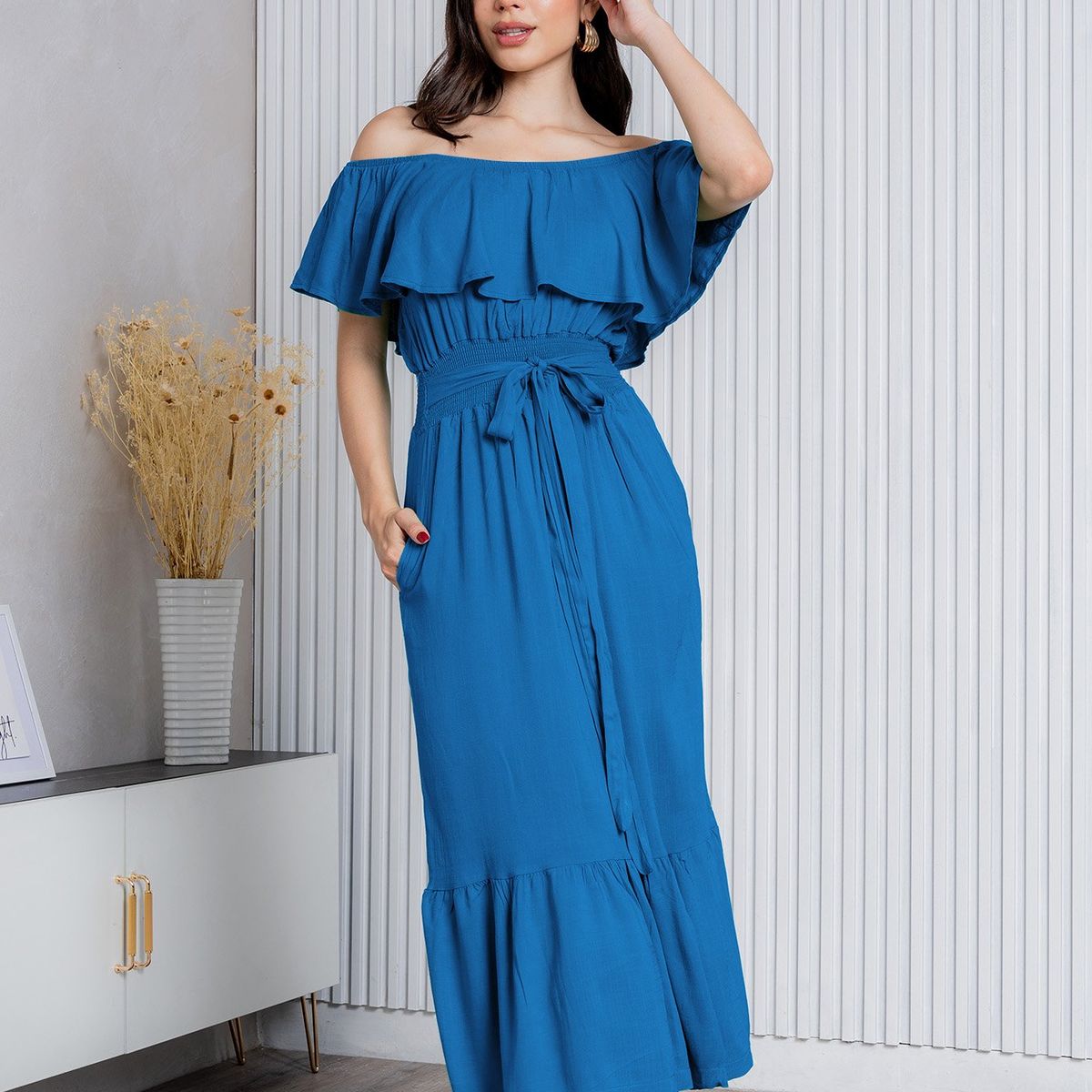 ARMA TU LOOK - VESTIDO LARGO MARICIELO RUMBERO DE LINO ARMA TU LOOK