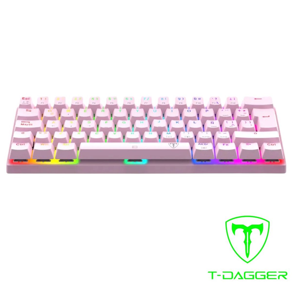 T-DAGGER - Teclado Mecánico Gamer T-Dagger ARENA RGB T-TGK321P-RGB-SP