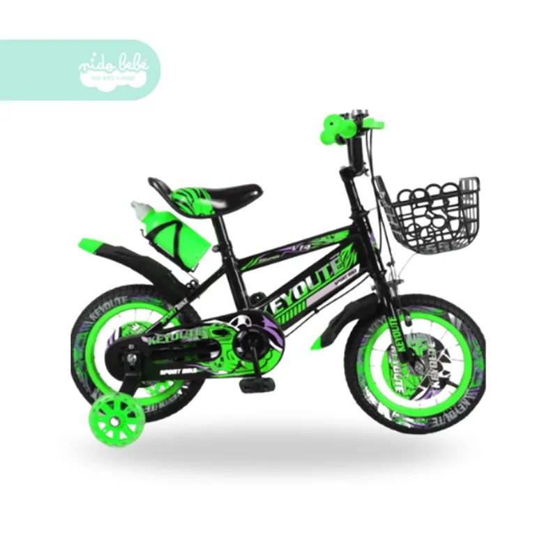 GENERICO - Bicicleta infaltil aro 12 para niño evolute color verde