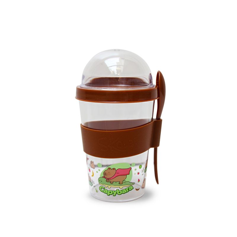 GENERICO - Vaso Yogurero Marrón - Skole