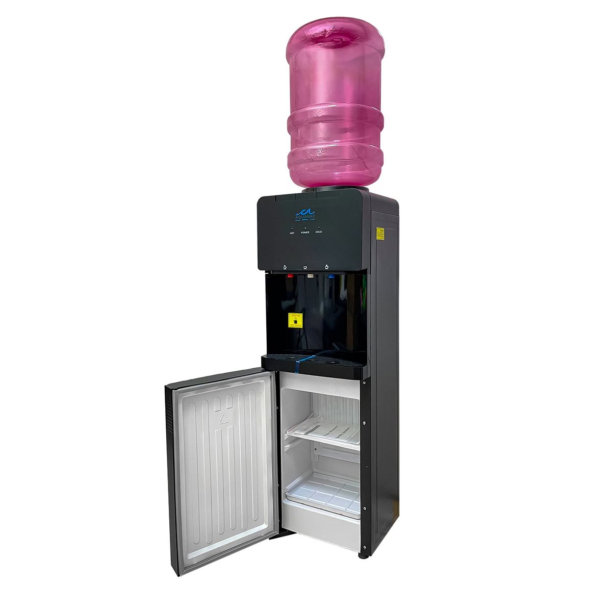 GENERICO - DISPENSADOR FRIOCALOR NEGRO CON FRIGOBAR