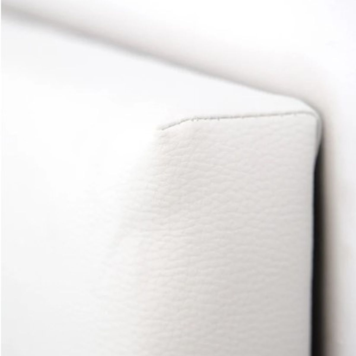 VENTITAS HOME - Cabecera 1 ½ Plaza de Cuero Eleonor Ventitas Home  Color Blanco