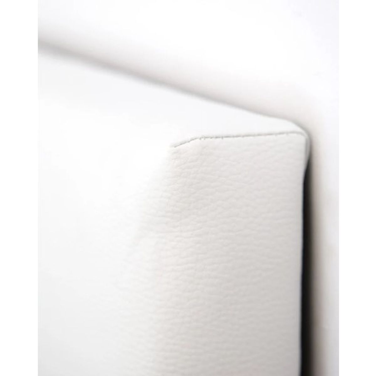 VENTITAS HOME - Cabecera 1 ½ Plaza de Cuero Eleonor Ventitas Home  Color Blanco