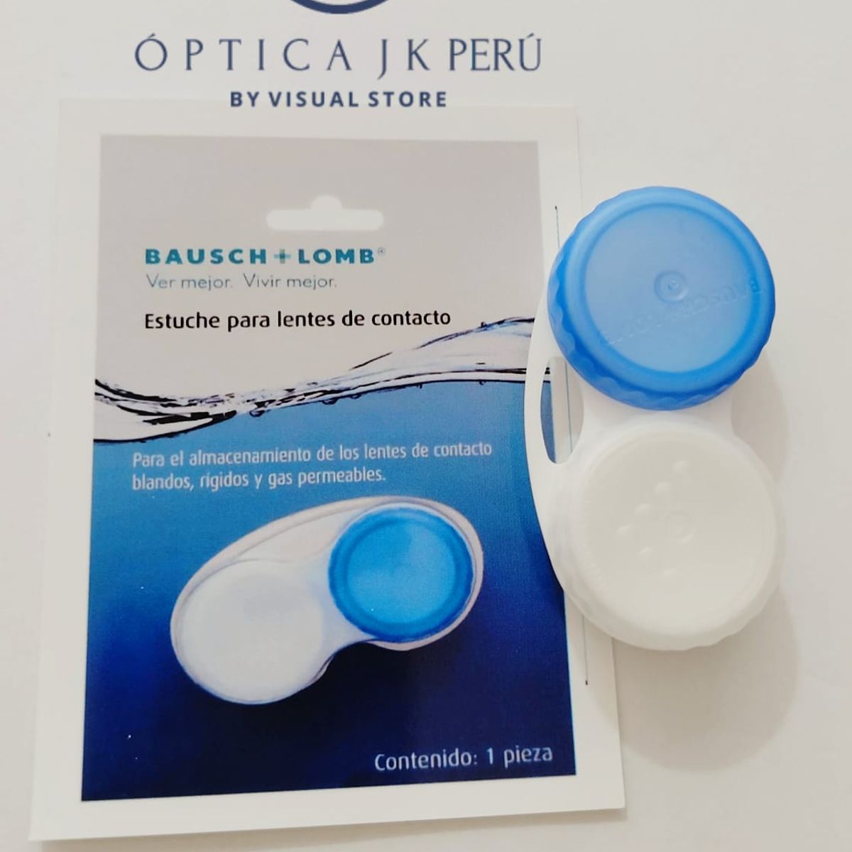JK - ESTUCHE PARA LENTES DE CONTACTO HERMETICO BAUCH&LOMB
