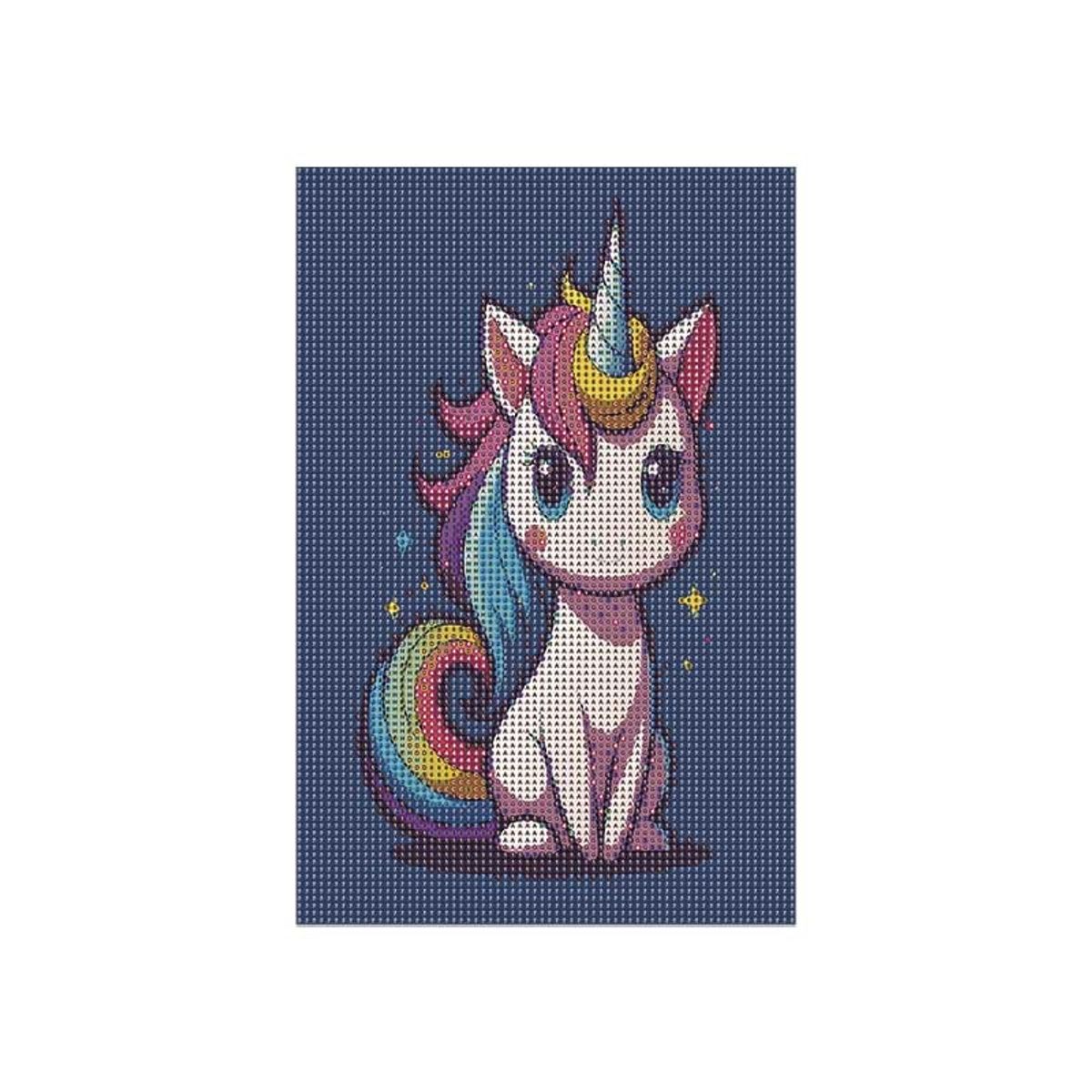 MAKA - DIAMOND PAINTING UNICORN TOON 20X30CM MAKA