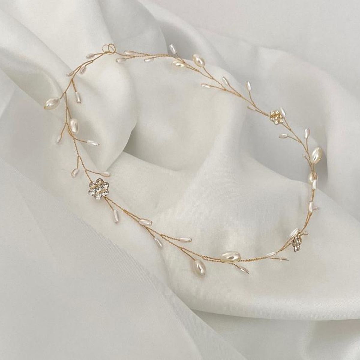 GENERICO - TOCADO TIARA ACCESORIO CABELLO JOYAS DE NOVIA