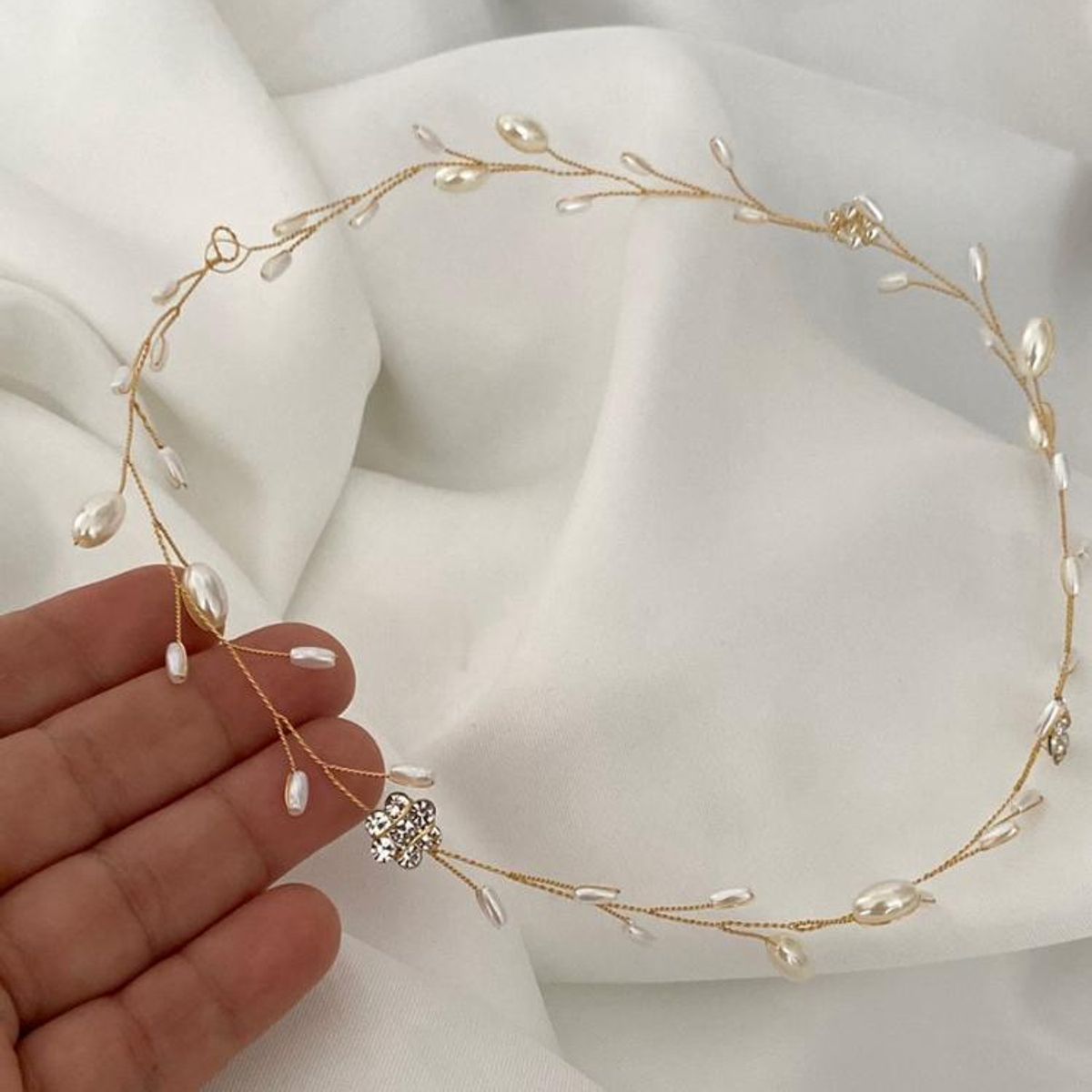 GENERICO - TOCADO TIARA ACCESORIO CABELLO JOYAS DE NOVIA