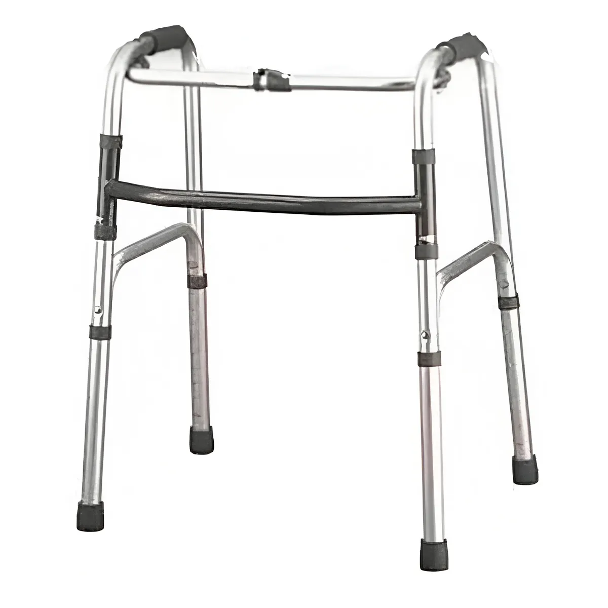 GENERICO - Andador de Auminio Plegable con Patas de Apoyo Antideslizante