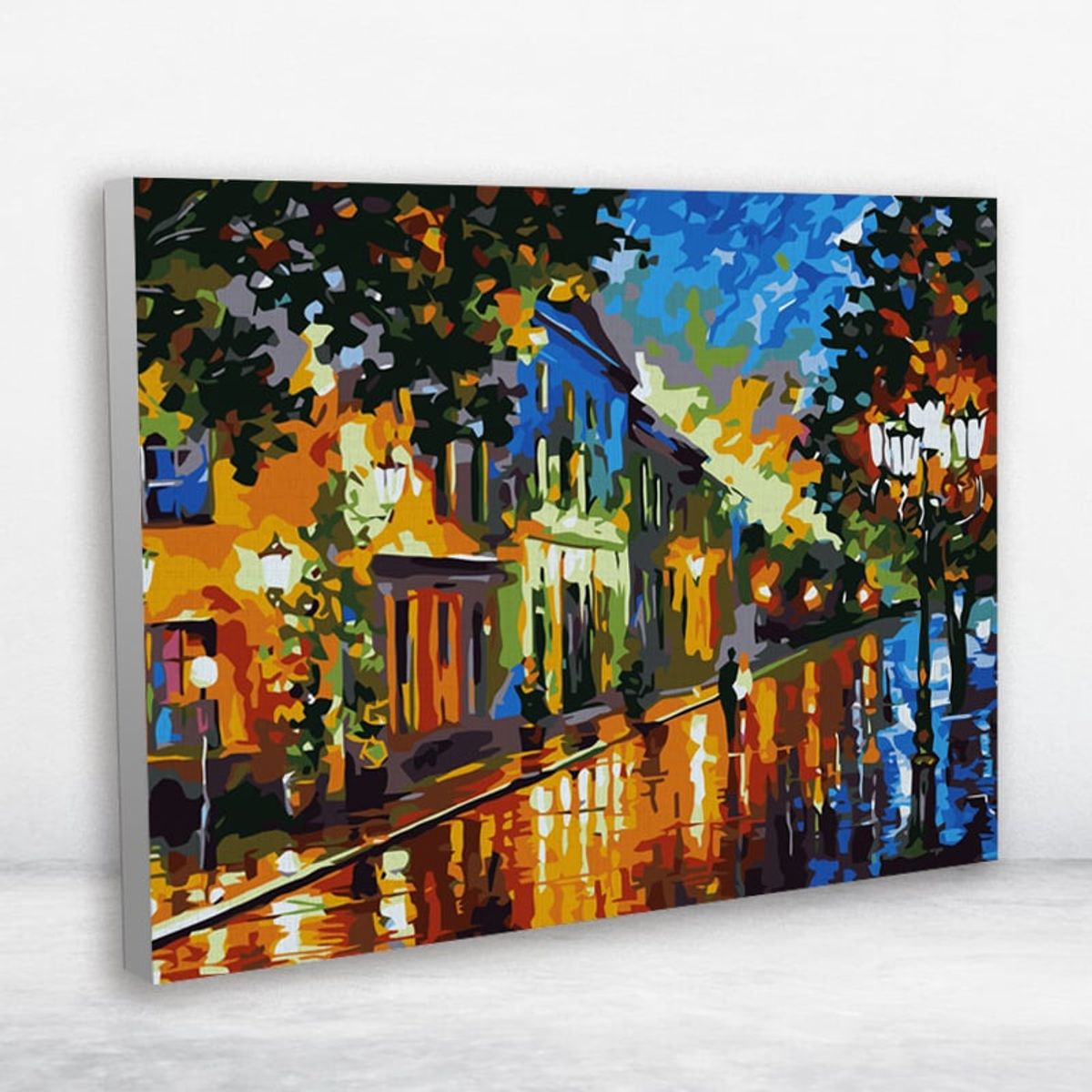 MAKA - PAINT BY NUMBERS LIGHTS STREET 40x50 CM MAKA