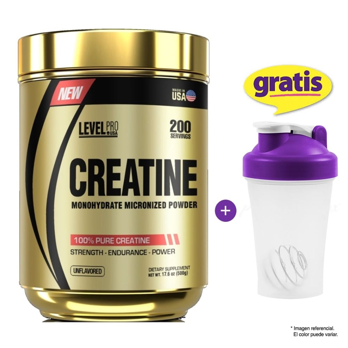 LEVEL PRO - CREATINE Creatina LEVEL PRO Nutrition 500 gr