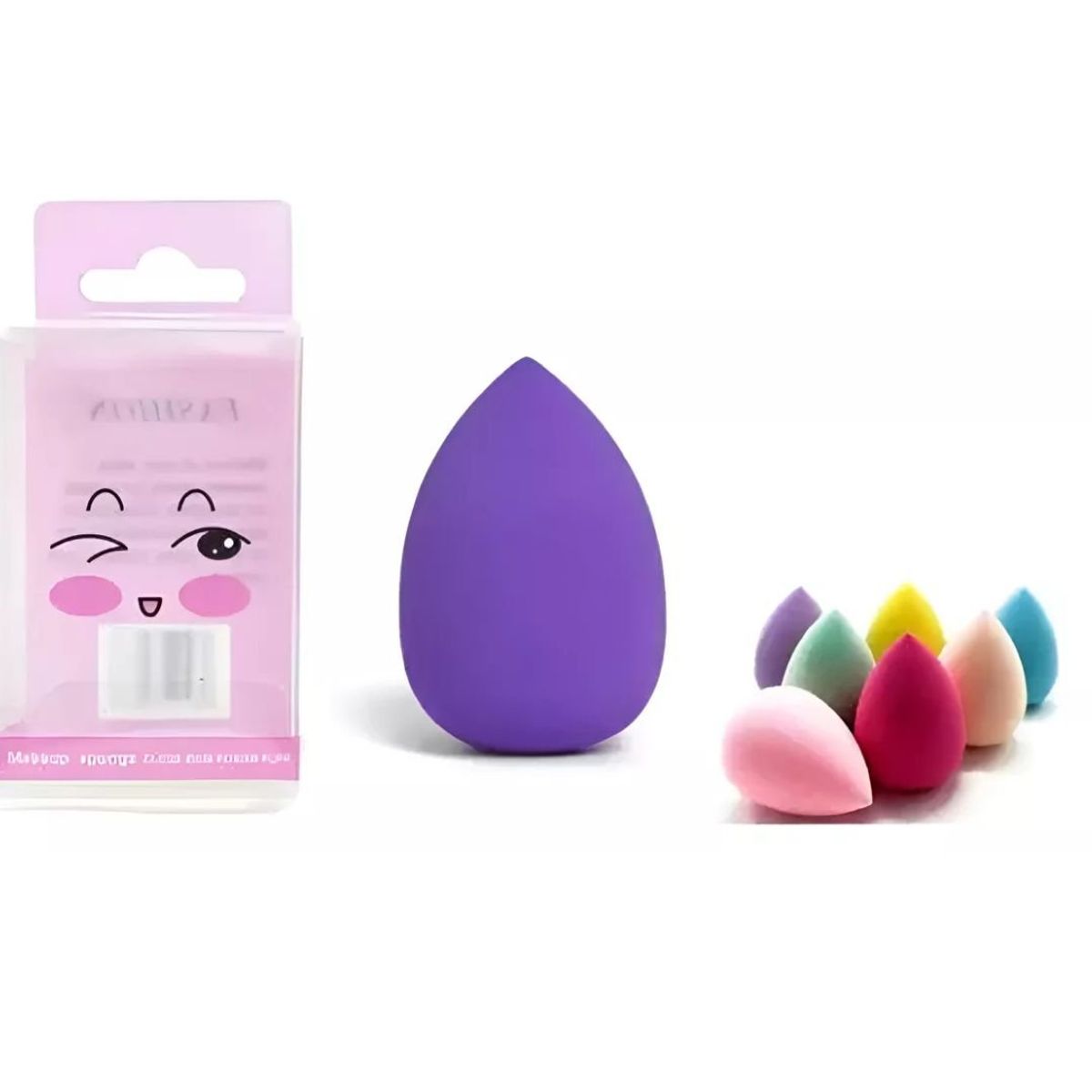 GENERICO - Esponja De Maquillaje Difuminador 2 Unidades