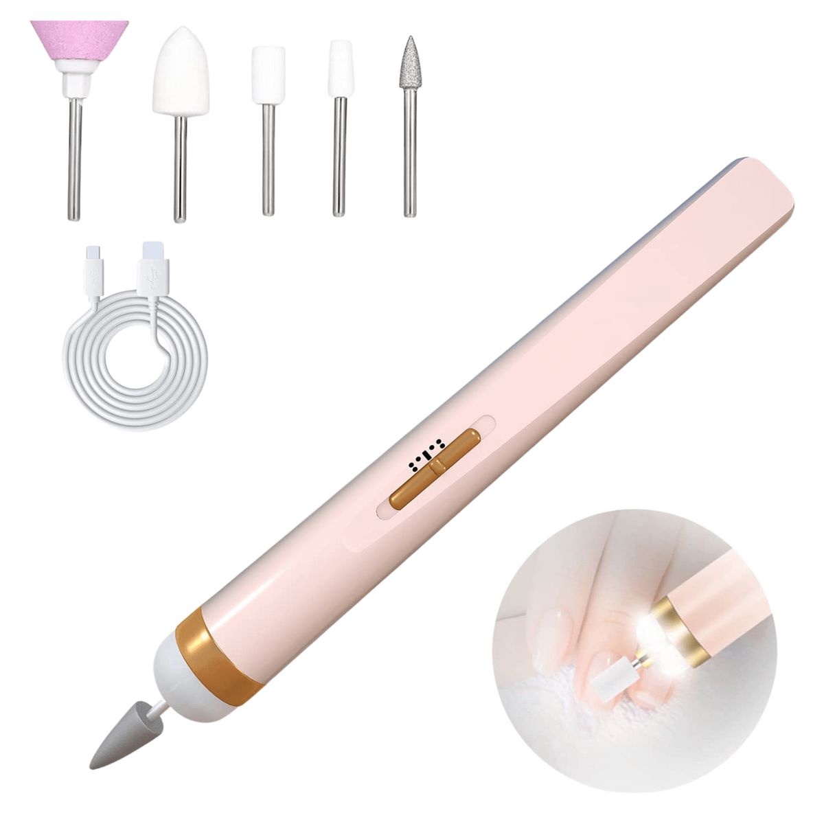 OEM - Pulidora y Lijadora Recargable - Manicure Profesional