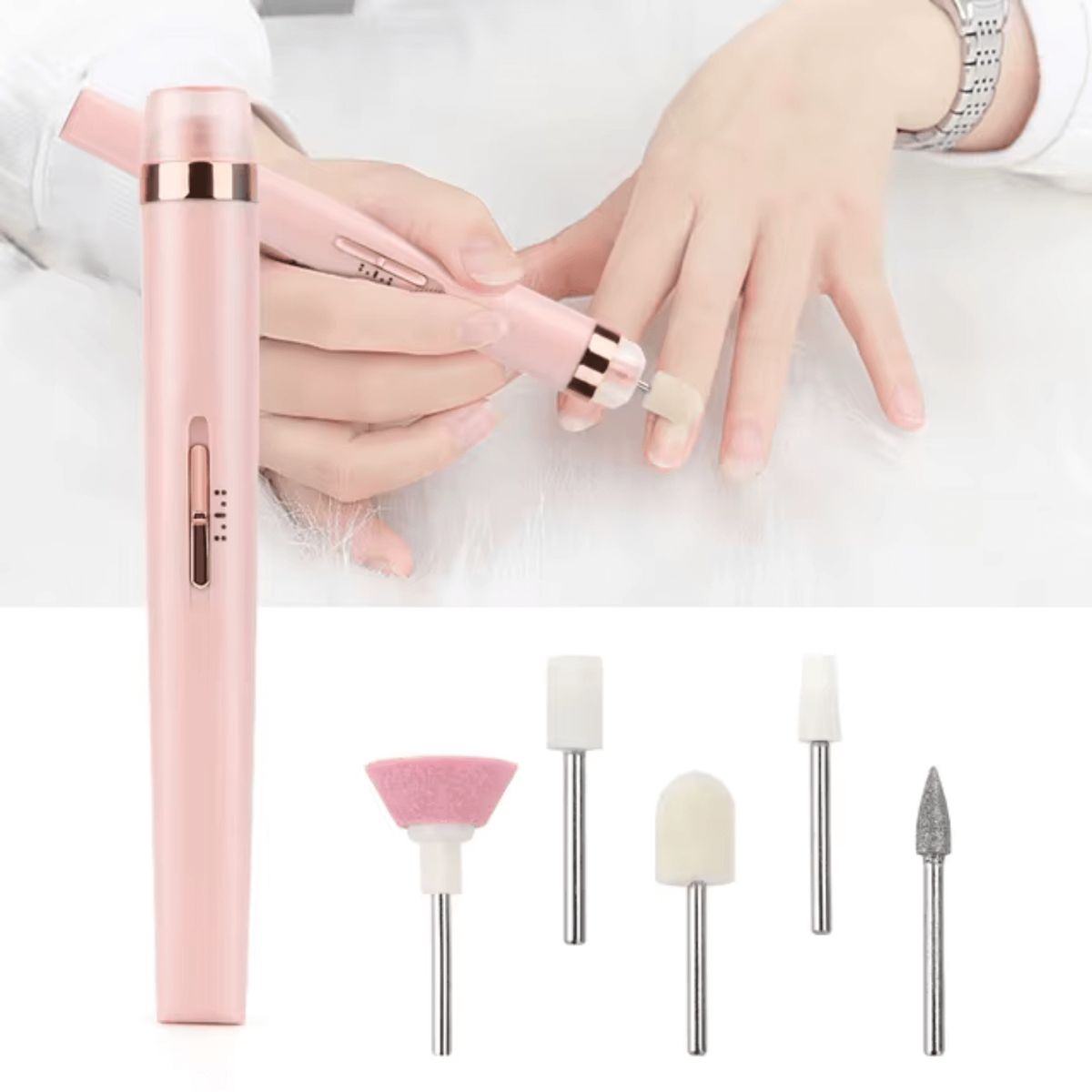 OEM - Pulidora y Lijadora Recargable - Manicure Profesional