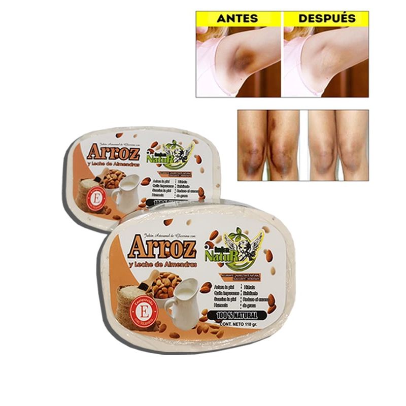 GENERICO - Jabón natural blanqueador con vitamina E 50 gr