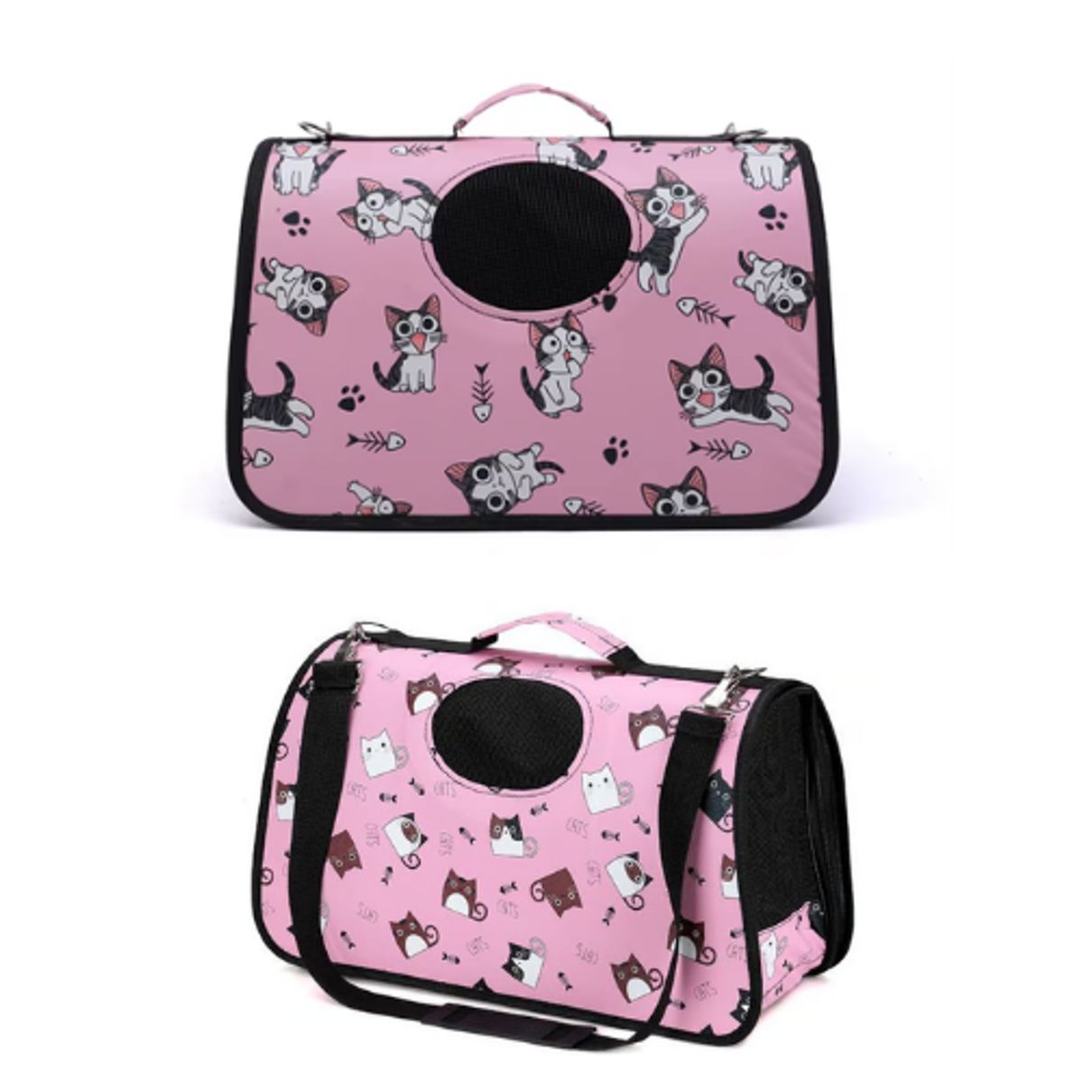 INSPIRA MARKET - Bolso Transportador para Mascotas Rosa