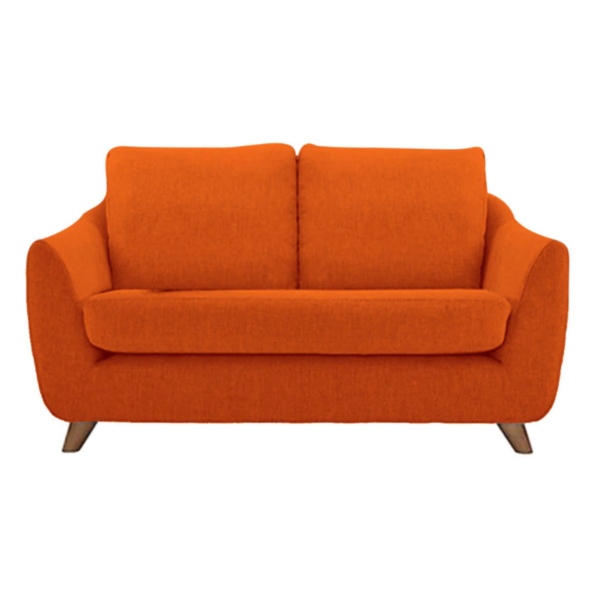 HOGAR & SPACIOS - HYS SOFA 2 CUERPOS LOUIS NARANJA