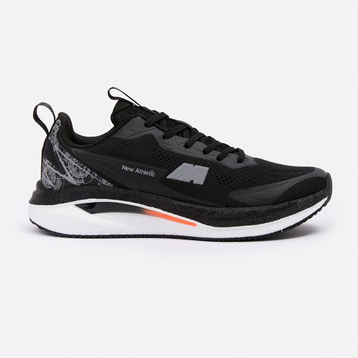 NEW ATHLETIC - Zapatillas New Athletic Running Foam125 NegroPlomo Hombre