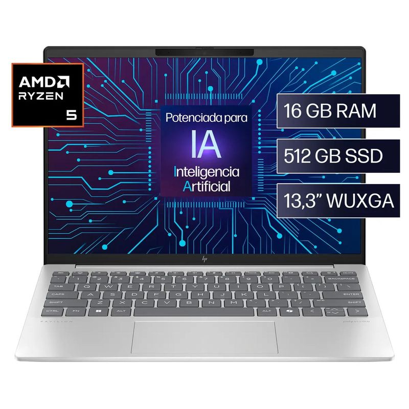 HP - Laptop HP Pavilion Aero 13-bg0002la AMD Ryzen 5 16GB 512GB