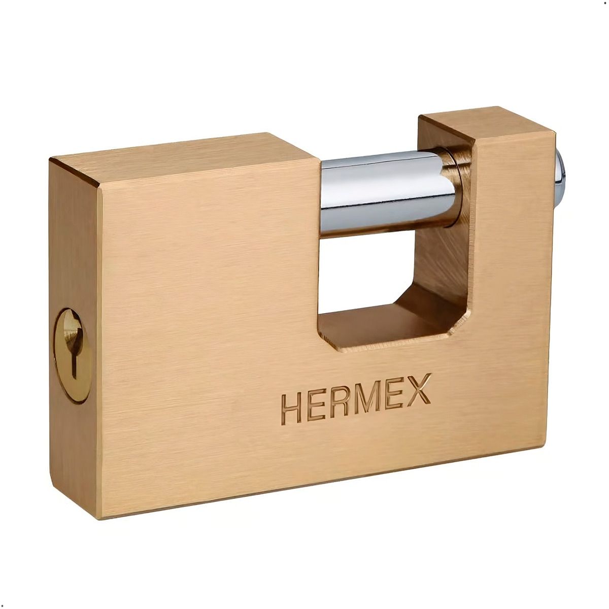 HERMEX - Candado Hermex Antipalanca 80 mm Cuerpo de Hierro