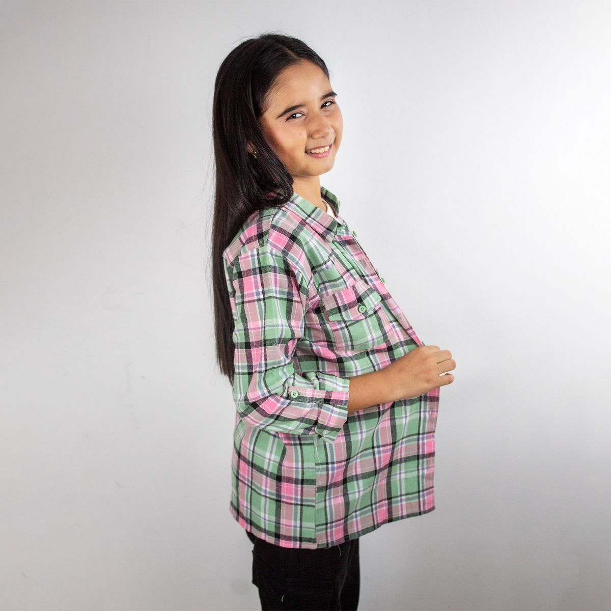 DANUS - BLUSA MANGA LARGA TAPA VILLELA  DANUS