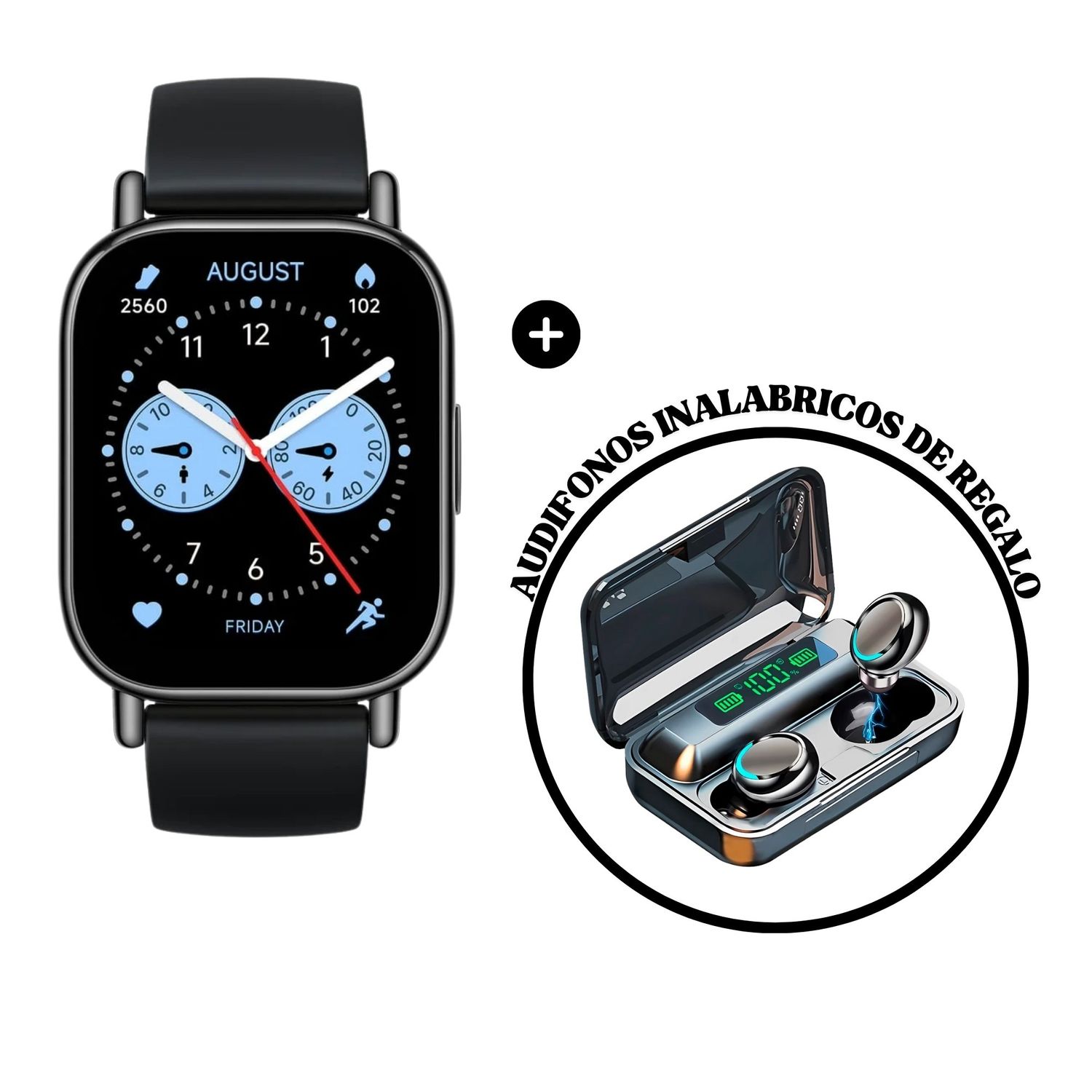 Auriculares Inalámbricos Reloj Xiaomi Con Auriculares Reloj