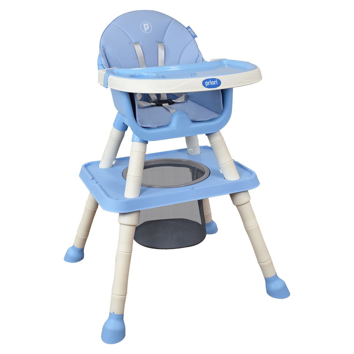 PRIORI - Silla De Comer Para Bebé 3 en 1 Priori Golden Azul