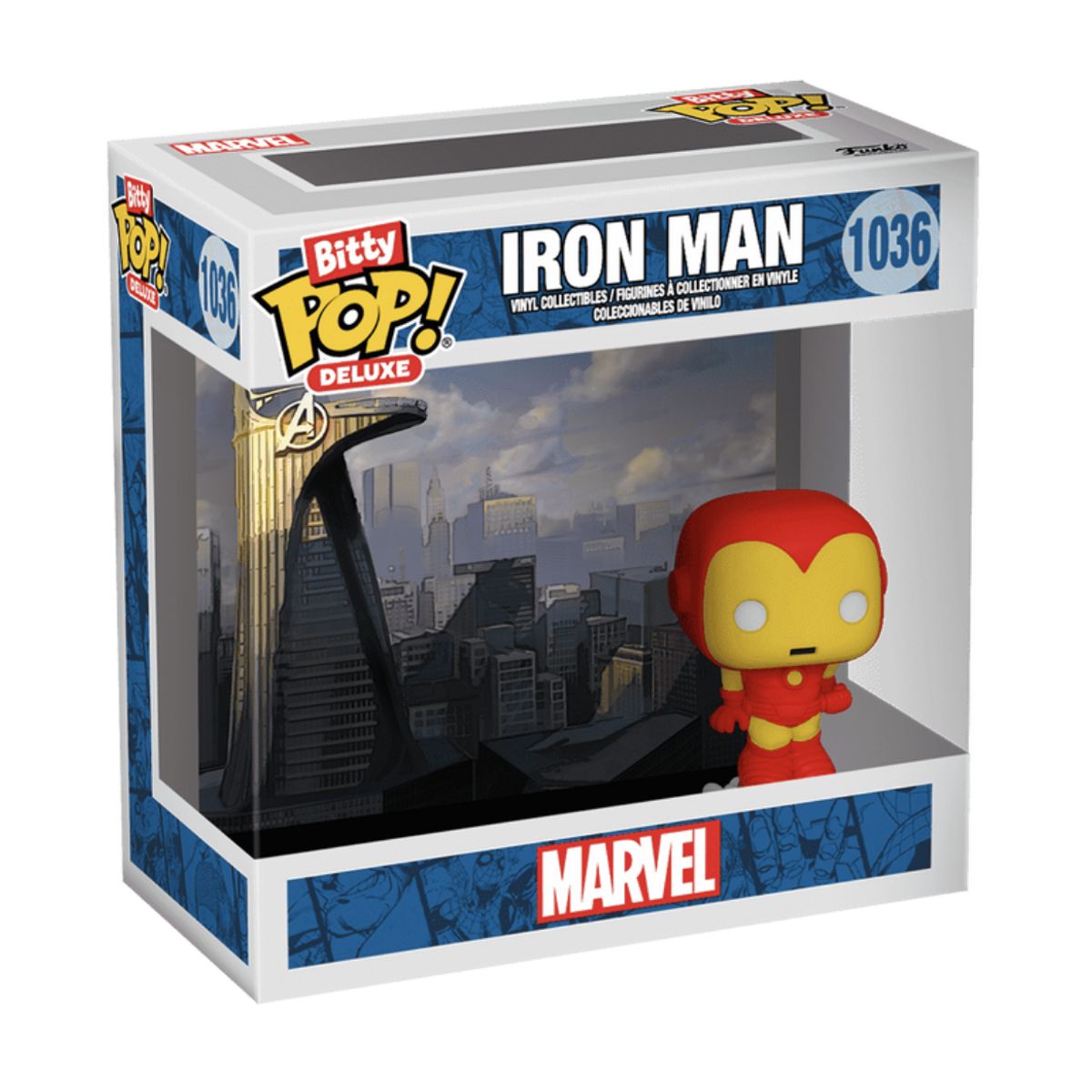 FUNKO - Iron Man Deluxe Marvel Funko Bitty Pop 1036 Mini