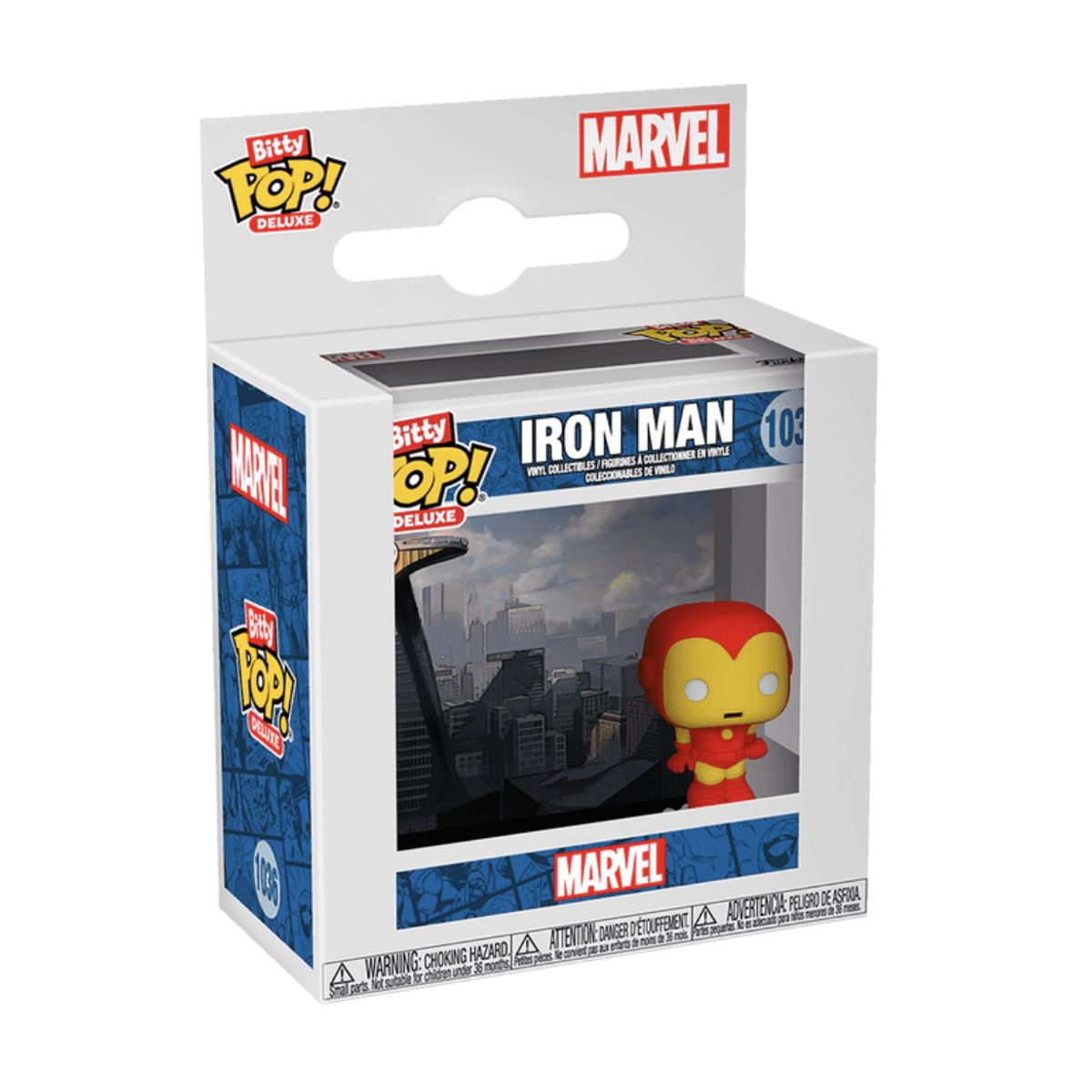 FUNKO - Iron Man Deluxe Marvel Funko Bitty Pop 1036 Mini